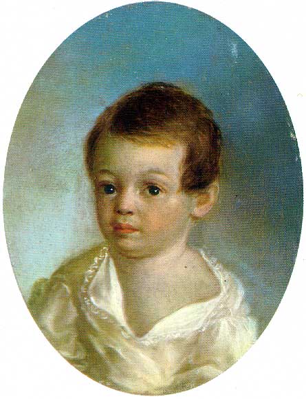 Ксавье де Местр.  Пушкин-ребенок. 1800—1802.